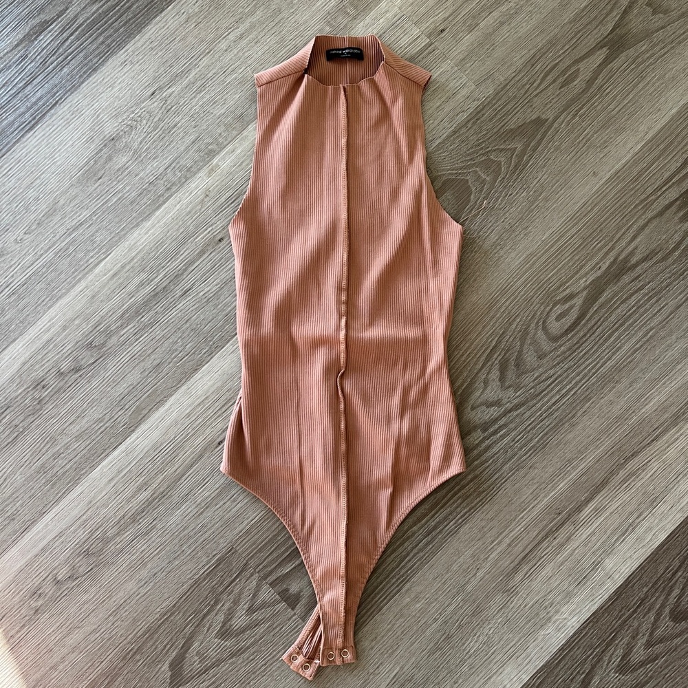 Naked Wardrobe Bodysuit. Size Medium